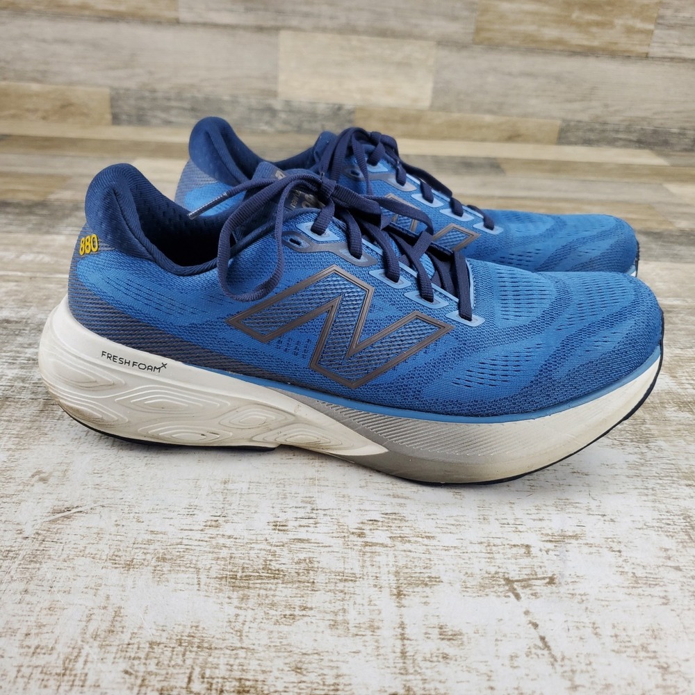 New Balance Fresh Foam X 880 v15 Womens Shoe Sz 12.5 Athletic Blue White Sneaker
